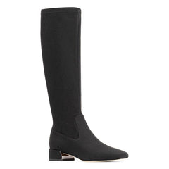 Donald Pliner Boots | DOLORES KNEE-HIGH At Donald Pliner Black Crepe - Women