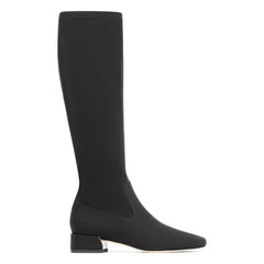 Donald Pliner Boots | DOLORES KNEE-HIGH At Donald Pliner Black Crepe - Women