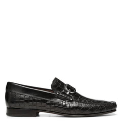Donald Pliner Casual | DACIO At Donald Pliner Black Croco - Men