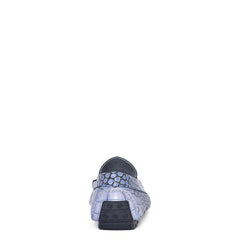 Donald Pliner Casual | DACIO DRIVER At Donald Pliner Ocean Blue Croco - Men