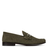 Donald Pliner Casual | EVANSTON At Donald Pliner Military Green Suede - Men