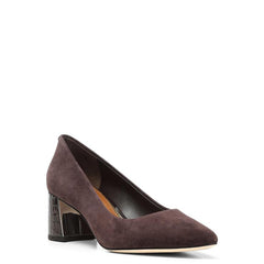 Donald Pliner Dress | SUZETTE At Donald Pliner Dark Brown Suede - Women