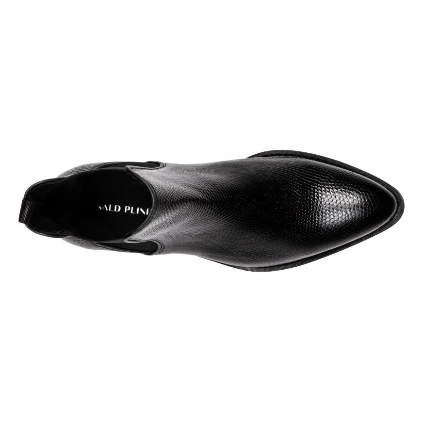 Donald Pliner Boot | ASHFORD At Donald Pliner Black Lizard Print Leather - Men