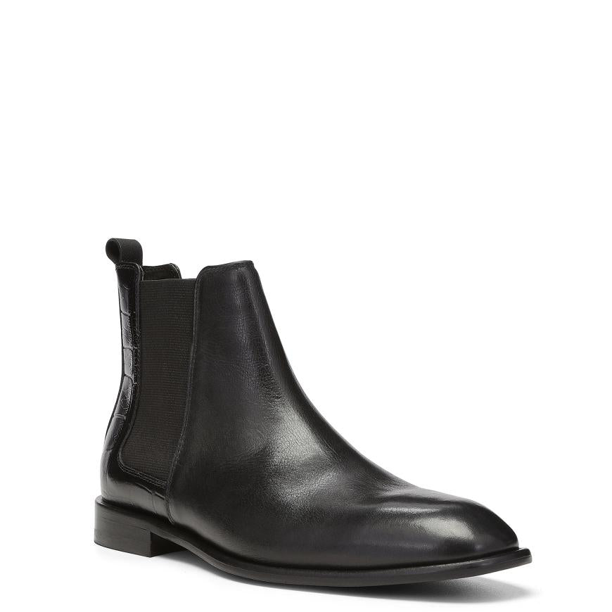 Donald Pliner Boot | ROCCO At Donald Pliner Black Leather - Men