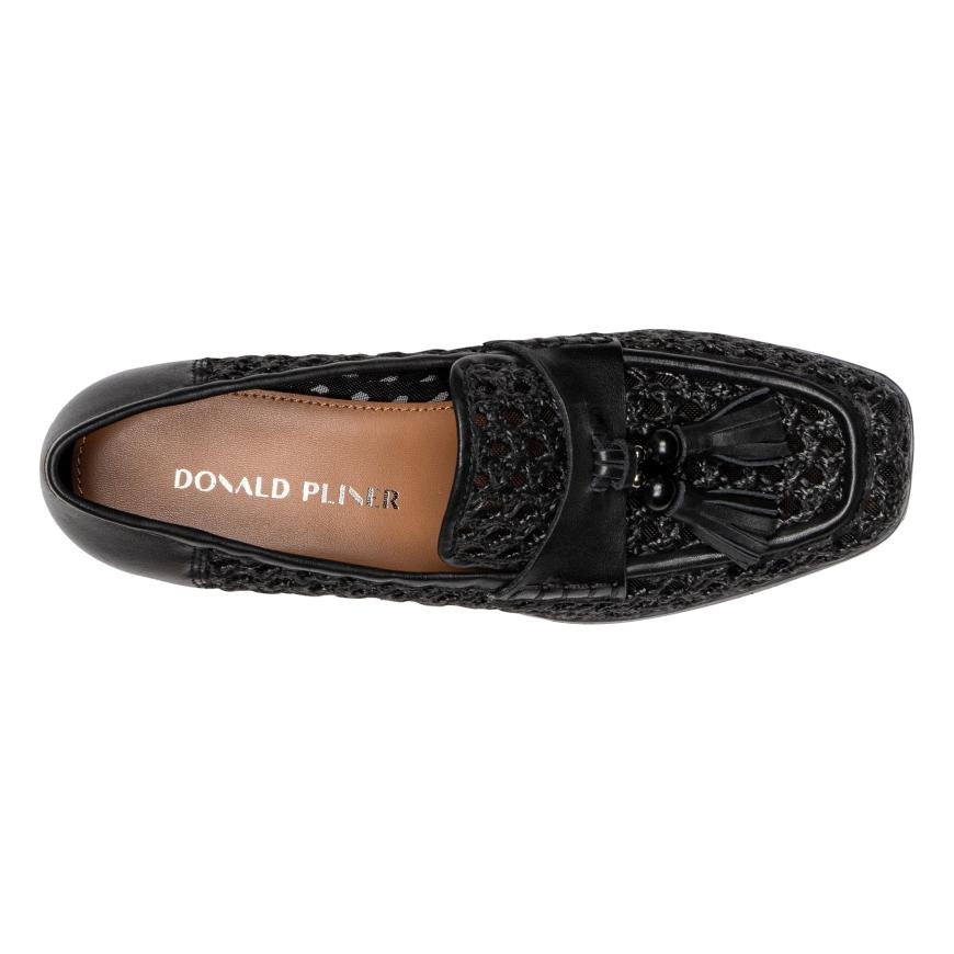 Donald Pliner Casual | ARROYO At Donald Pliner Black Raffia - Women