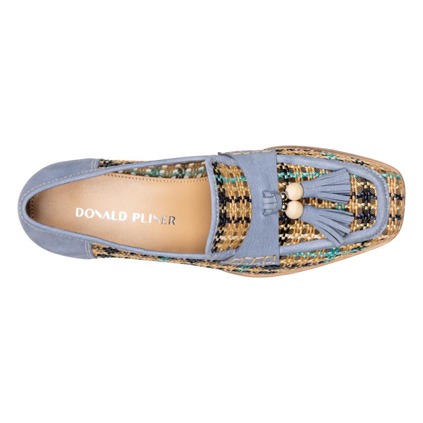 Donald Pliner Casual | ARROYO At Donald Pliner Navy Multi Raffia - Women