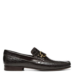 Donald Pliner Casual | DACIO At Donald Pliner Dark Brown Croco - Men