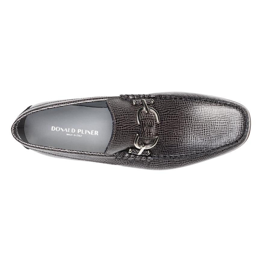 Donald Pliner Casual | DACIO At Donald Pliner Grey Lizard Print - Men