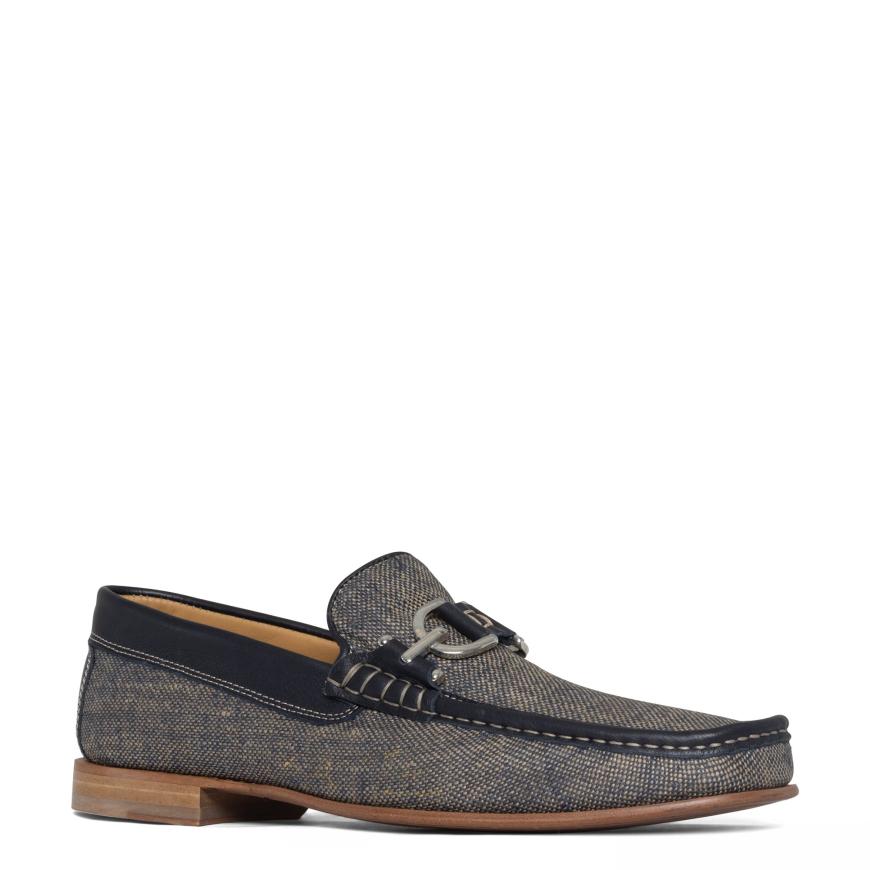 Donald Pliner Casual | DACIO At Donald Pliner Navy Canvas - Men