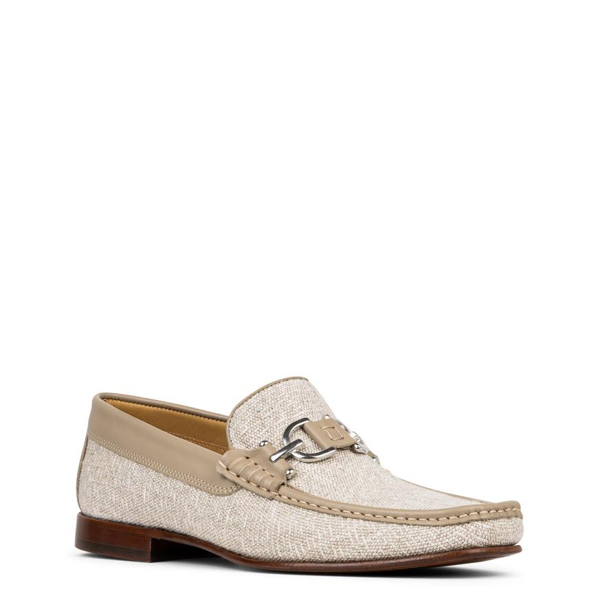 Donald Pliner Casual | DACIO At Donald Pliner Off White Canvas - Men