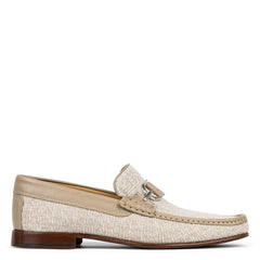 Donald Pliner Casual | DACIO At Donald Pliner Off White Canvas - Men