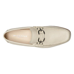 Donald Pliner Casual | DACIO At Donald Pliner Off White Pebbled Leather - Men