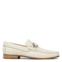Donald Pliner Casual | DACIO At Donald Pliner Off White Pebbled Leather - Men