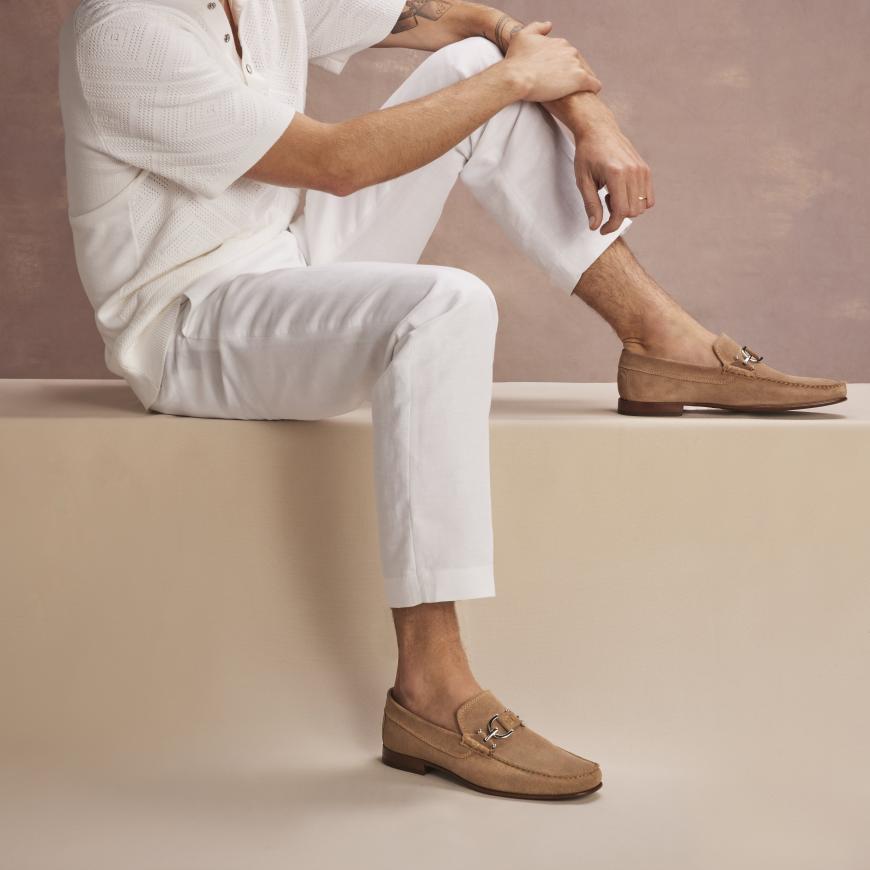 Donald Pliner Casual | DACIO At Donald Pliner Sand Suede - Men