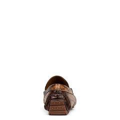Donald Pliner Casual | DACIO DRIVER At Donald Pliner Cognac Croco - Men