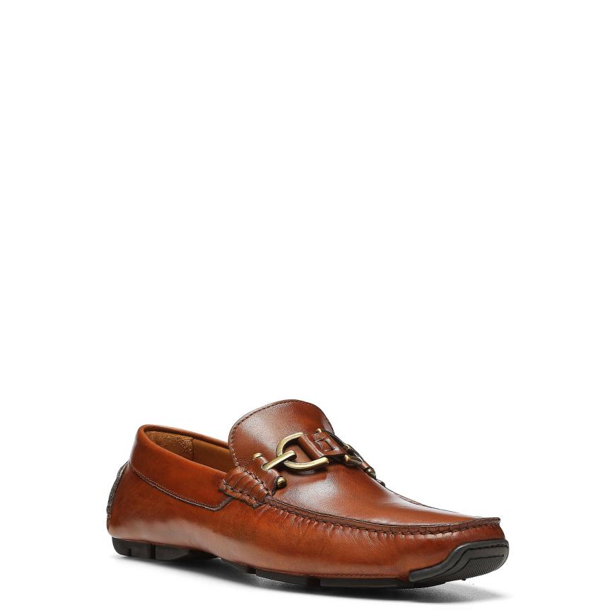 Donald Pliner Casual | DACIO DRIVER At Donald Pliner Cognac - Men