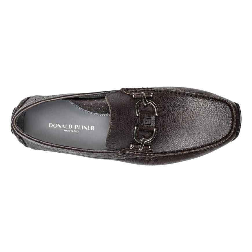 Donald Pliner Casual | DACIO DRIVER At Donald Pliner Grey Leather - Men