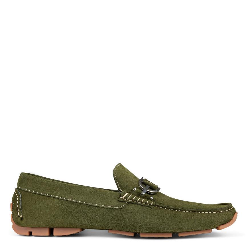 Donald Pliner Casual | DACIO DRIVER At Donald Pliner Military Green - Men