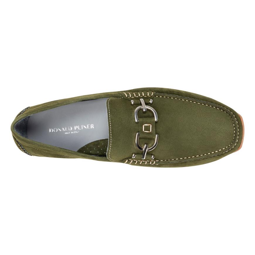 Donald Pliner Casual | DACIO DRIVER At Donald Pliner Military Green - Men
