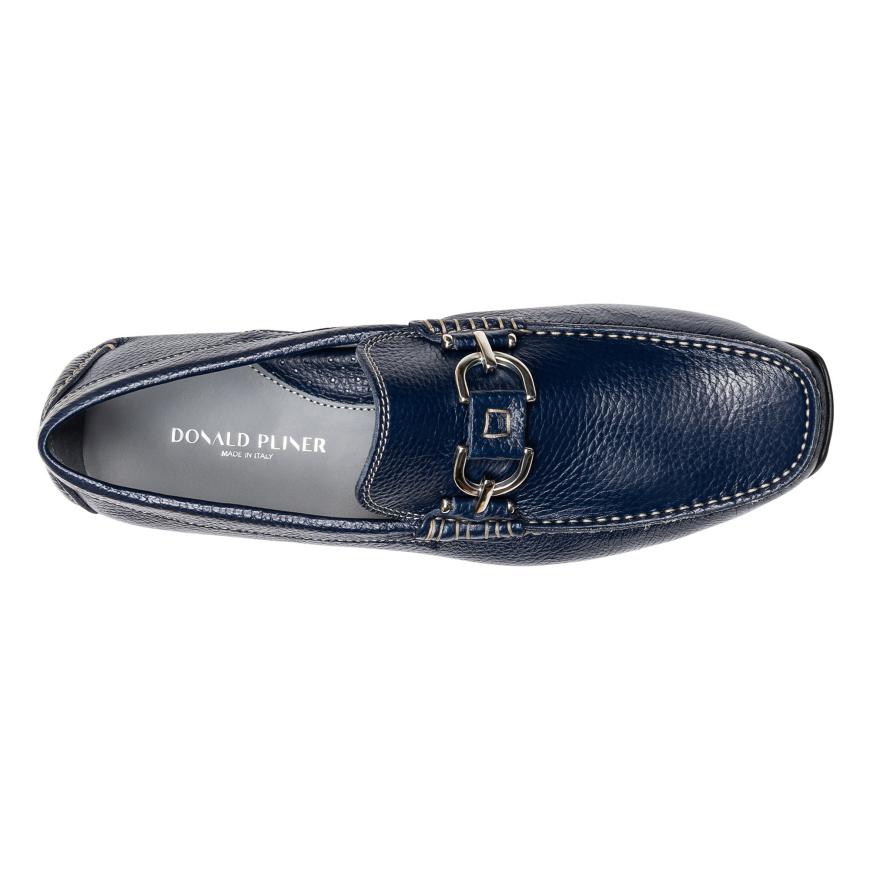Donald Pliner Casual | DACIO DRIVER At Donald Pliner Navy Leather - Men