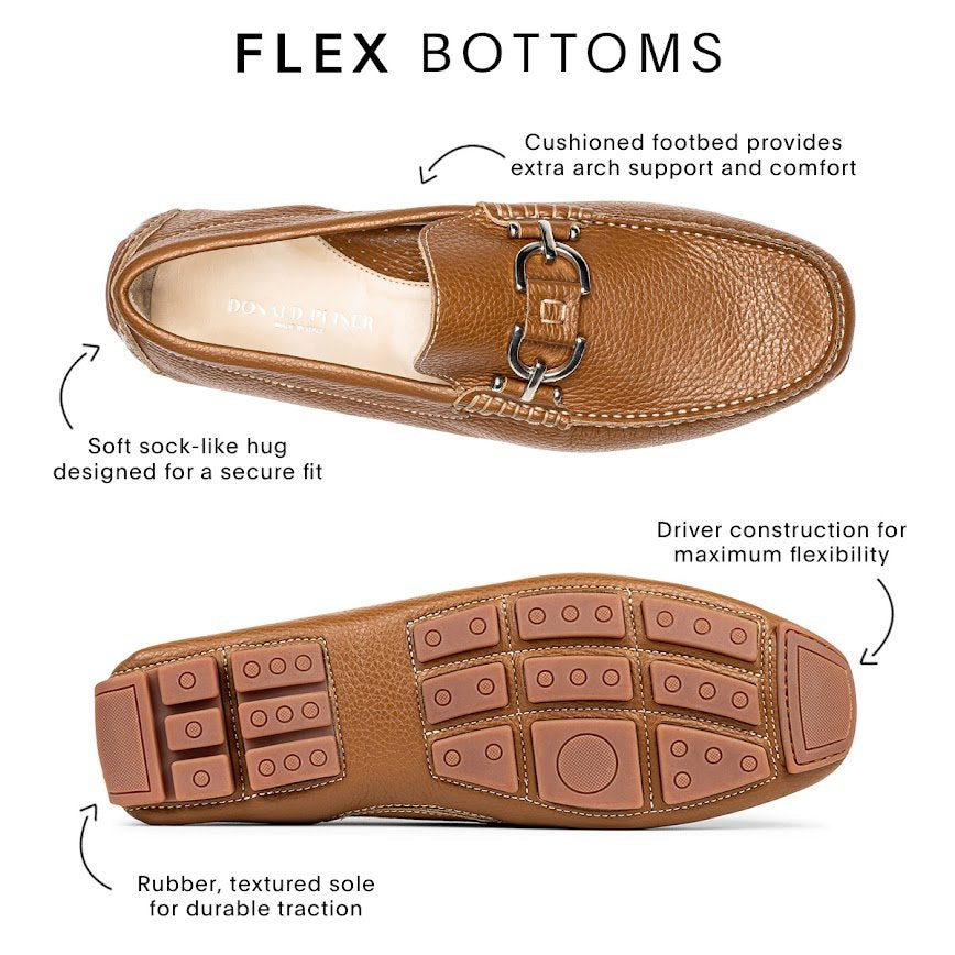 Donald Pliner Casual | DACIO DRIVER At Donald Pliner Navy Leather - Men