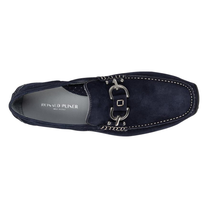 Donald Pliner Casual | DACIO DRIVER At Donald Pliner Navy Suede - Men