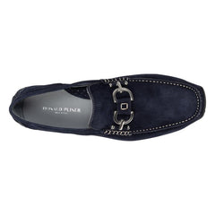 Donald Pliner Casual | DACIO DRIVER At Donald Pliner Navy Suede - Men