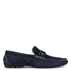 Donald Pliner Casual | DACIO DRIVER At Donald Pliner Navy Suede - Men
