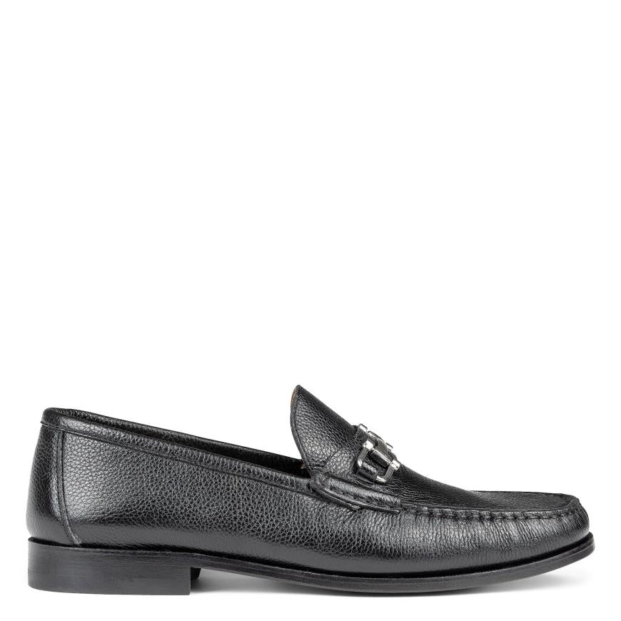 Donald Pliner Casual | EVANSTON At Donald Pliner Black Pebbled Calf - Men