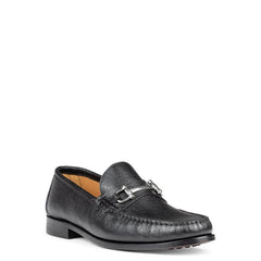 Donald Pliner Casual | EVANSTON At Donald Pliner Black Pebbled Calf - Men