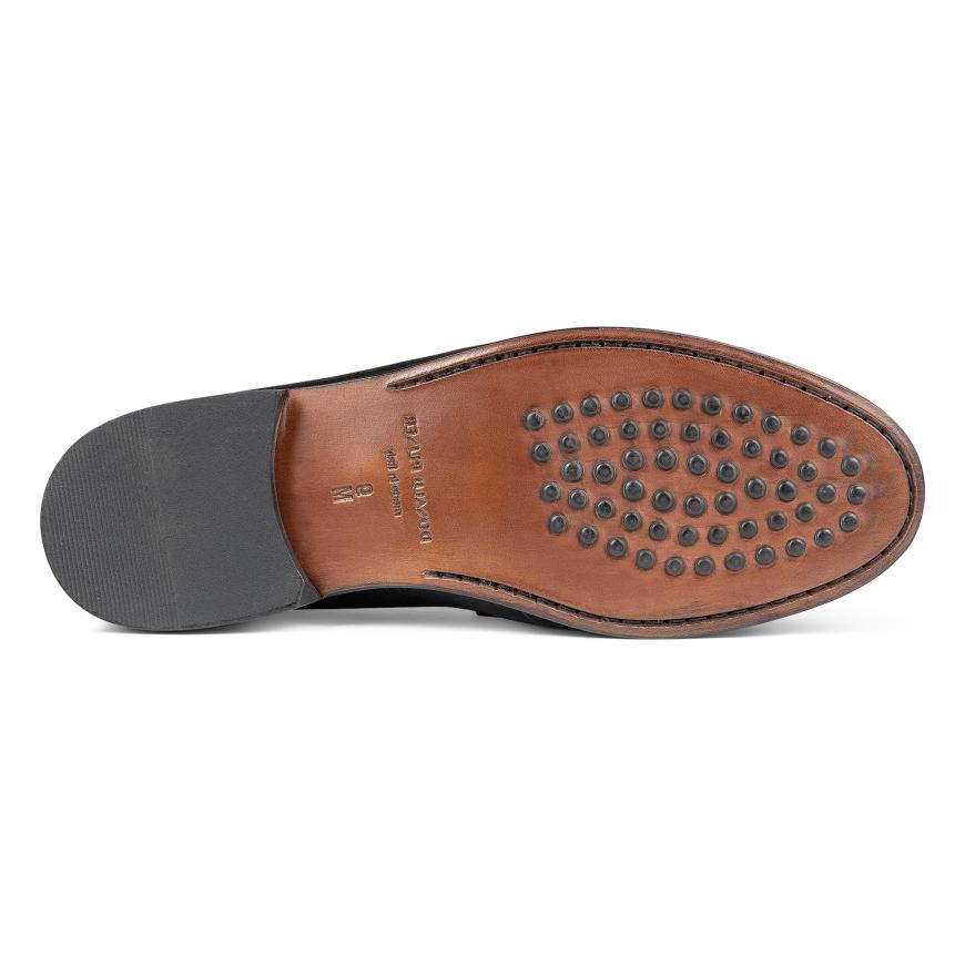 Donald Pliner Casual | EVANSTON At Donald Pliner Black Pebbled Calf - Men