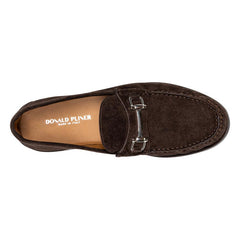 Donald Pliner Casual | EVANSTON At Donald Pliner Chocolate Brown Suede - Men