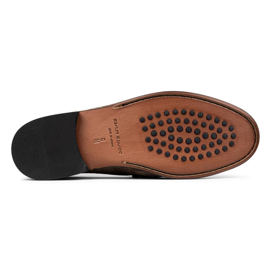 Donald Pliner Casual | EVANSTON At Donald Pliner Dark Taupe Suede - Men