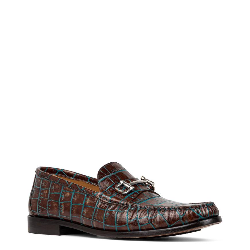 Donald Pliner Casual | EVANSTON At Donald Pliner Mahogany Crocco - Men
