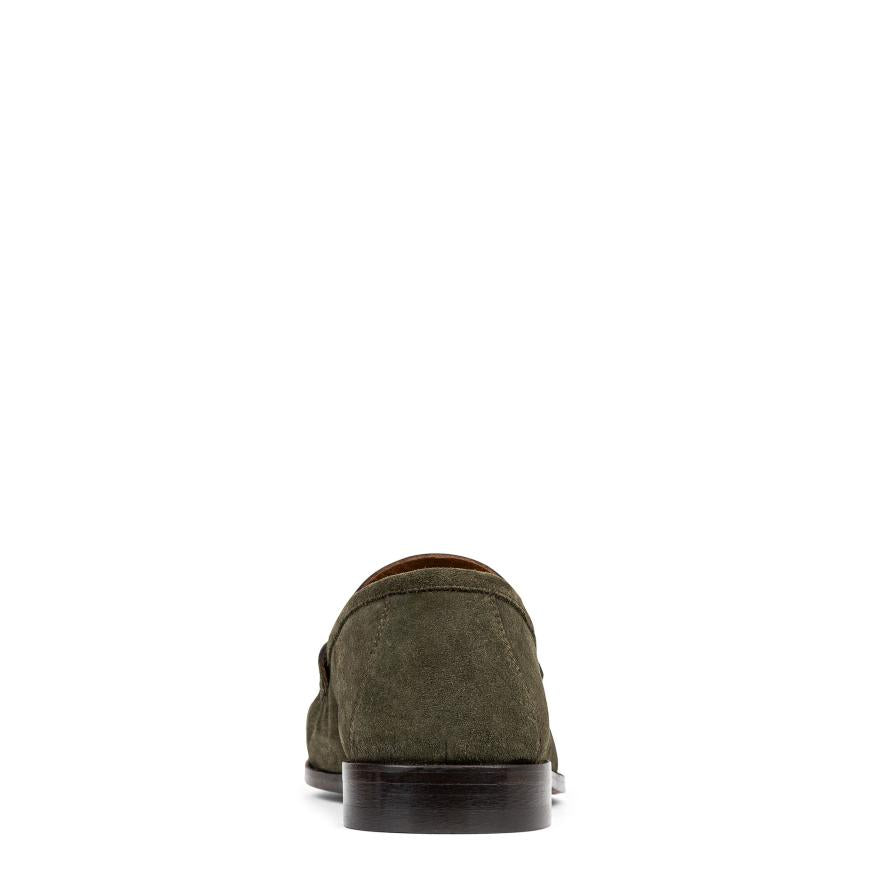 Donald Pliner Casual | EVANSTON At Donald Pliner Military Green Suede - Men