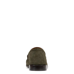Donald Pliner Casual | EVANSTON At Donald Pliner Military Green Suede - Men