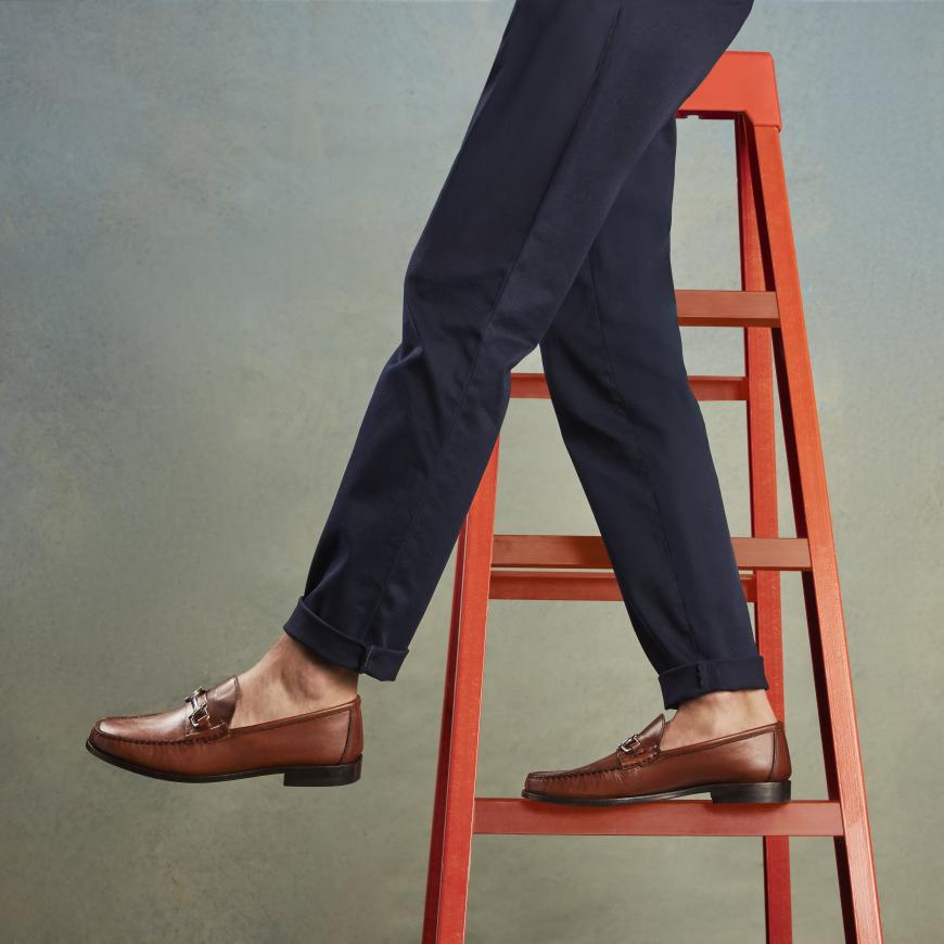 Donald Pliner Casual | EVANSTON At Donald Pliner Whiskey Calf Leather - Men