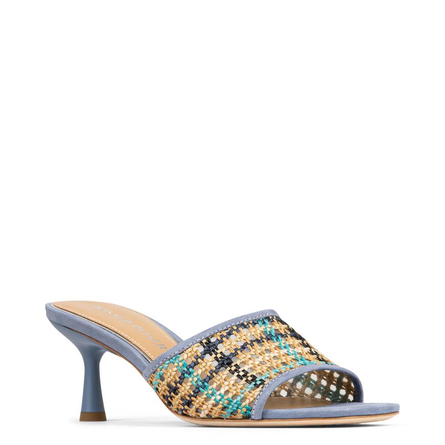 Donald Pliner Casual | RIKKI At Donald Pliner Navy Multi Raffia - Women