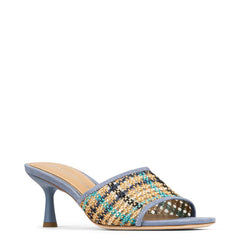 Donald Pliner Casual | RIKKI At Donald Pliner Navy Multi Raffia - Women