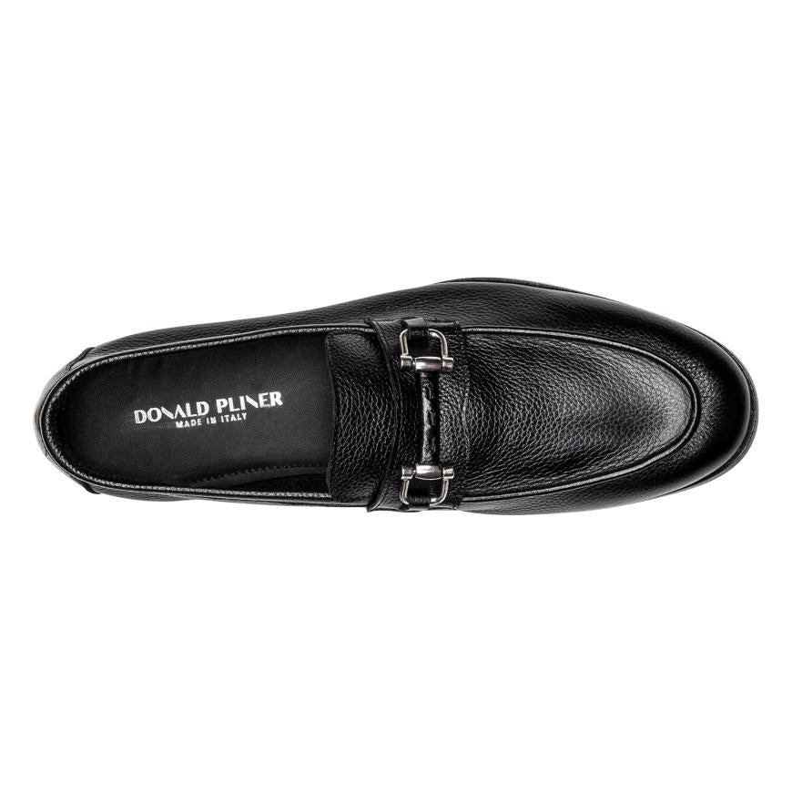 Donald Pliner Casual | SLADE At Donald Pliner Black Tumbled Leather - Men