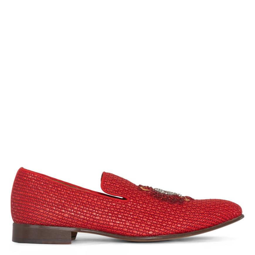 Donald Pliner Casual | SPENCER At Donald Pliner Red Raffia - Men