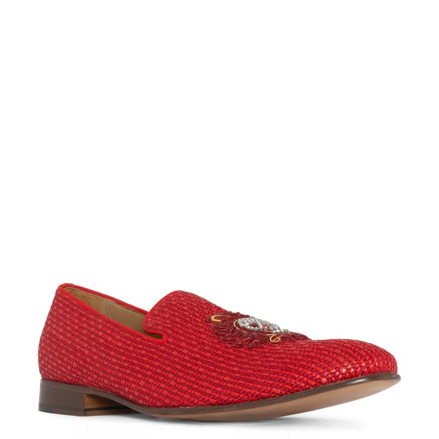 Donald Pliner Casual | SPENCER At Donald Pliner Red Raffia - Men
