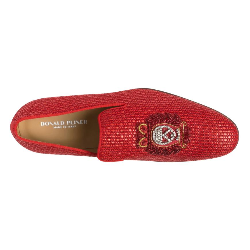 Donald Pliner Casual | SPENCER At Donald Pliner Red Raffia - Men