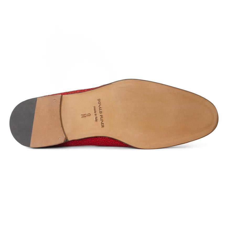 Donald Pliner Casual | SPENCER At Donald Pliner Red Raffia - Men