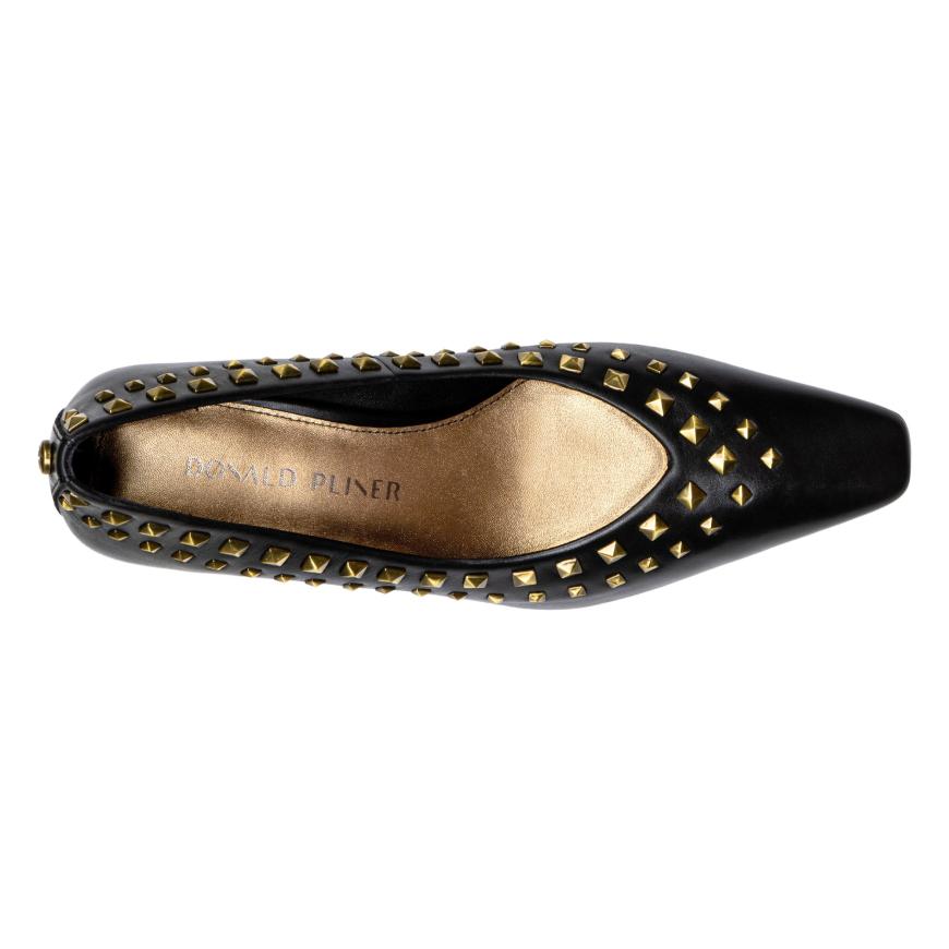 Donald Pliner Dress | BERNICE At Donald Pliner Black Leather - Women