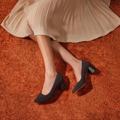 Donald Pliner Dress | SUZETTE At Donald Pliner Dark Brown Suede - Women