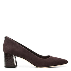 Donald Pliner Dress | SUZETTE At Donald Pliner Dark Brown Suede - Women